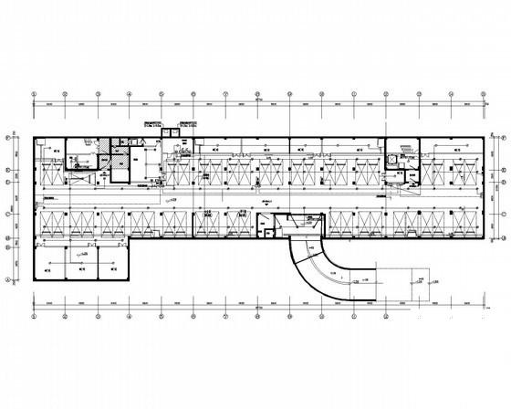 3.5万平大学6层实验楼项目电气CAD施工图纸（人防） - 1