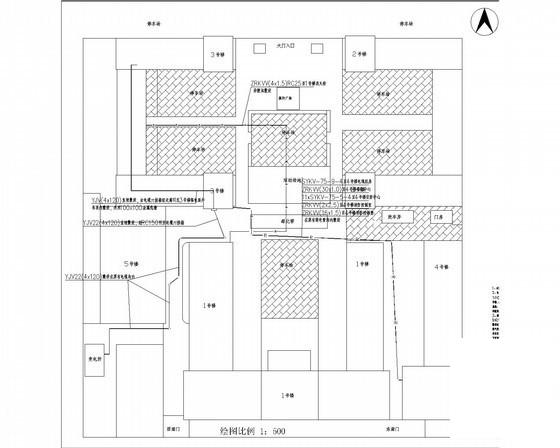 5层办公楼电气CAD施工图纸（车库） - 3