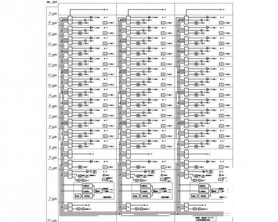 16层办公楼建筑电气CAD施工图纸（一级负荷） - 5