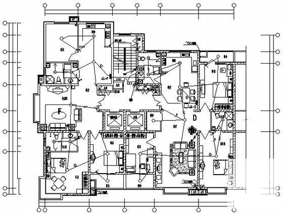 小区19层住宅楼建筑电气设计CAD施工图纸 - 2