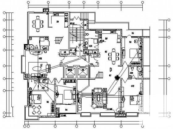 小区19层住宅楼建筑电气设计CAD施工图纸 - 3