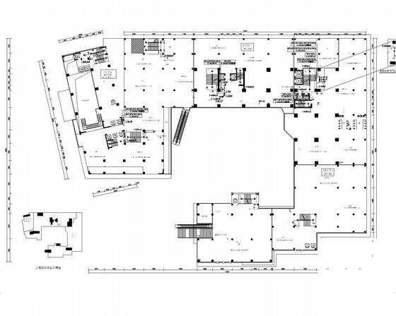 20层大型商住楼电气CAD施工图纸（地下1层） - 3