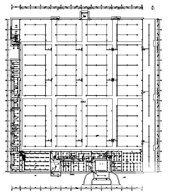 两层大型厂房电气设计CAD施工图纸(火灾自动报警系统) - 1