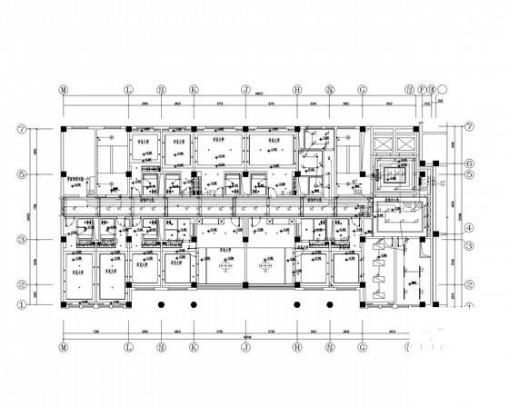 大型高层钢筋混凝土结构办公楼电气CAD施工图纸（三级负荷） - 1
