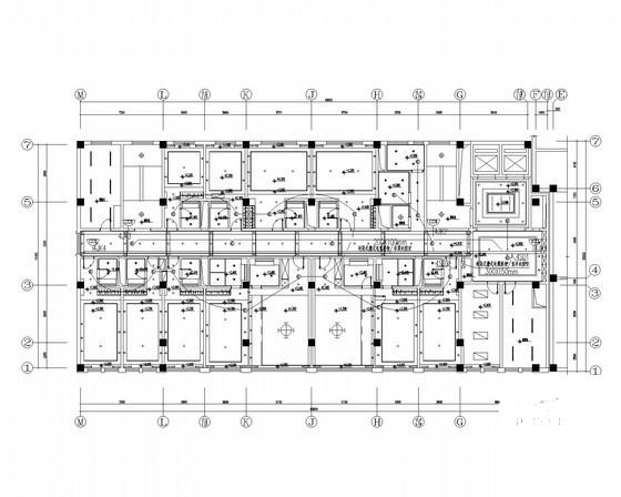 大型高层钢筋混凝土结构办公楼电气CAD施工图纸（三级负荷） - 3
