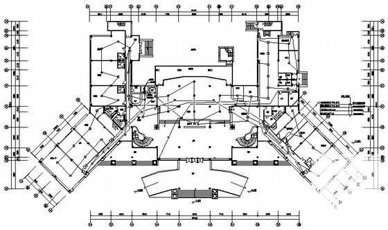 4层商业会所电气设计CAD施工图纸（总）(火灾自动报警) - 1