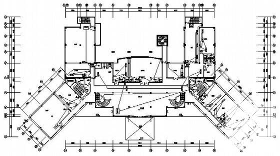 4层商业会所电气设计CAD施工图纸（总）(火灾自动报警) - 2