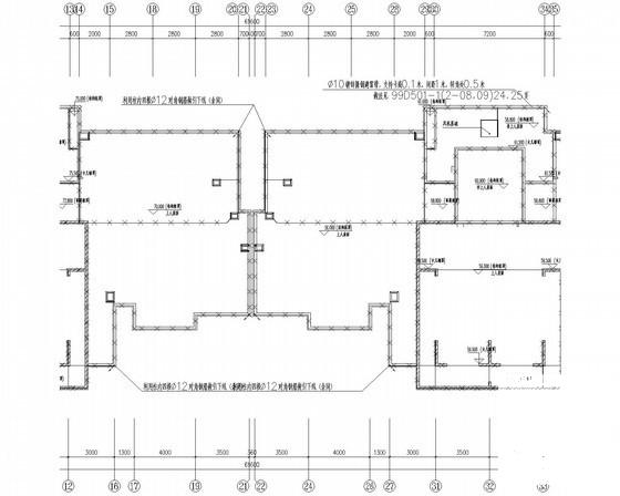 地上25层安置房电气CAD施工图纸（第二类防雷）(消防报警及联动) - 2