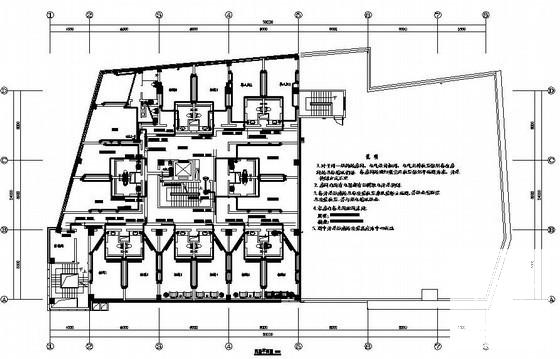 6层框架结构酒店装修电气设计CAD施工图纸(低压配电系统) - 2