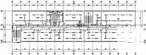 三类建筑4层办公楼电气设计CAD施工图纸 - 1