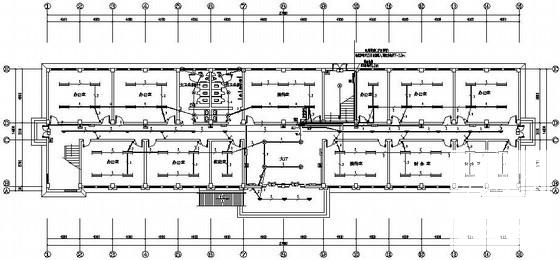 三类建筑4层办公楼电气设计CAD施工图纸 - 2