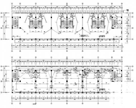 5层商办综合楼电气CAD施工图纸（审查意见） - 1