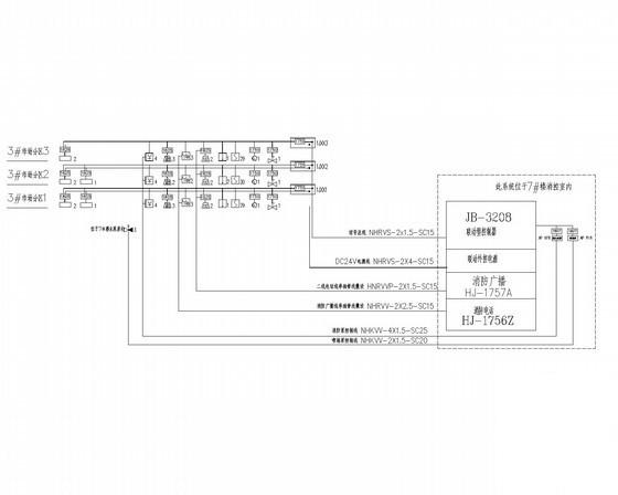 5层商办综合楼电气CAD施工图纸（审查意见） - 3