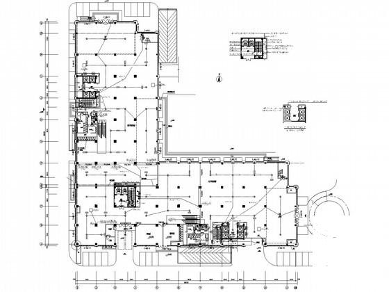20层办公楼电气CAD施工图纸（办公楼及科研楼） - 2