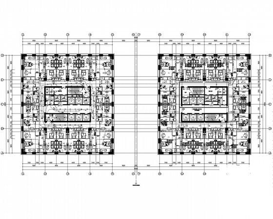 32层大型办公楼电气CAD施工图纸（楼宇自控系统） - 3