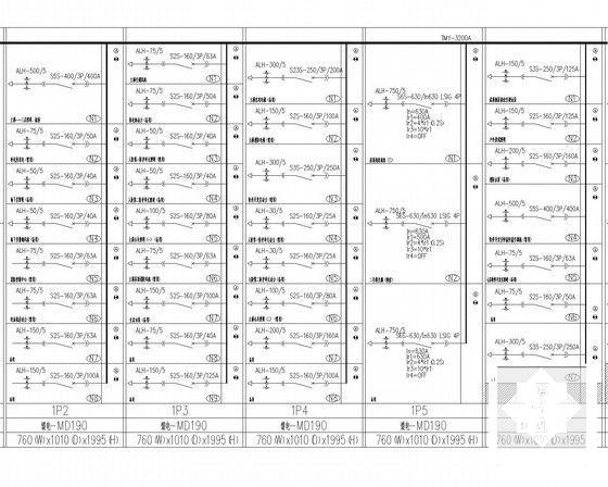 地上8层办公楼强电系统电气CAD施工图纸（一级，二级，三级负荷） - 5