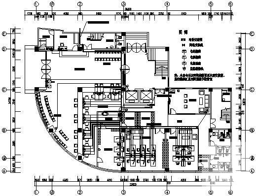 上10层办公楼改造工程电气二次装修CAD施工图纸（二级负荷，第二类防雷） - 2