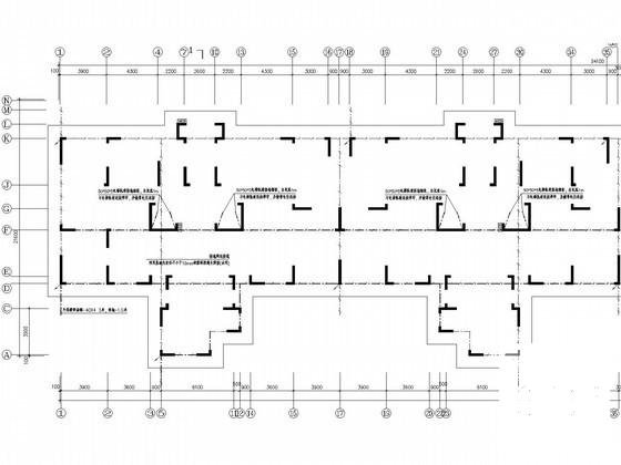12层小区住宅楼电气设计CAD施工图纸(给排水平面图) - 3