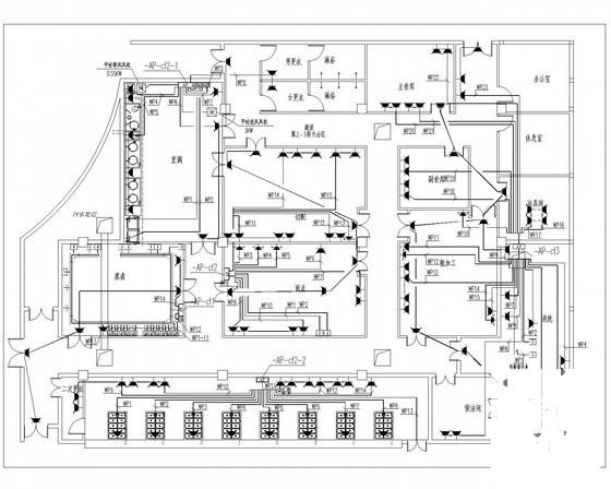 外国语学校地下室电气设计CAD施工图纸 - 1
