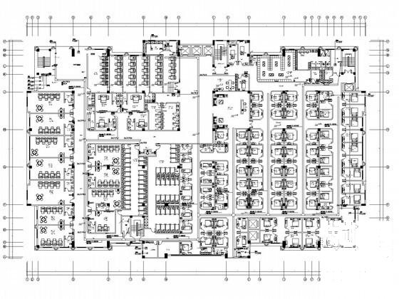大型知名项目之洗浴中心电气CAD施工图纸(火灾自动报警) - 1