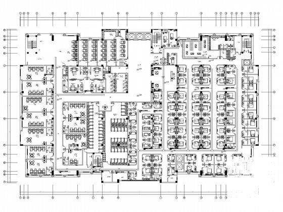 大型知名项目之洗浴中心电气CAD施工图纸(火灾自动报警) - 2