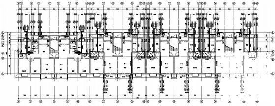 小区6层（带跃层）住宅楼给排水CAD施工图纸 - 1