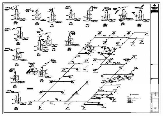 25层综合楼给排水CAD施工图纸(自动喷水灭火系统) - 3