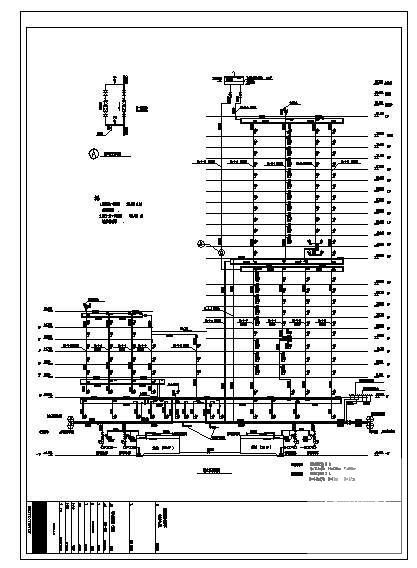 25层办公楼给排水CAD施工图纸(热水供应系统) - 2