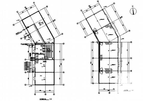 2层（地下1层）公用建筑给排水CAD施工图纸 - 1