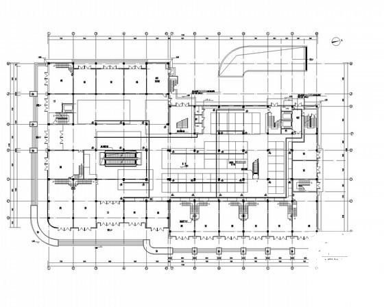 地上7层商务大厦强弱电电气CAD施工图纸 - 2