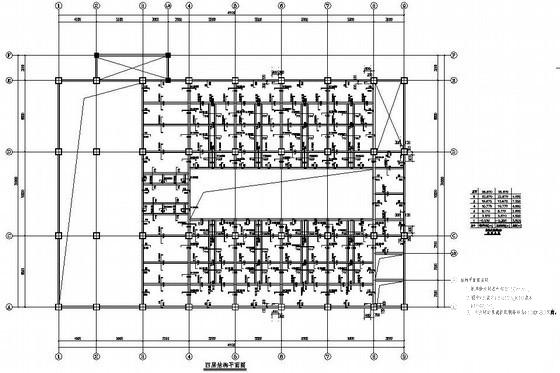 桩基础6层框架纺织车间结构设计CAD施工图纸 - 3