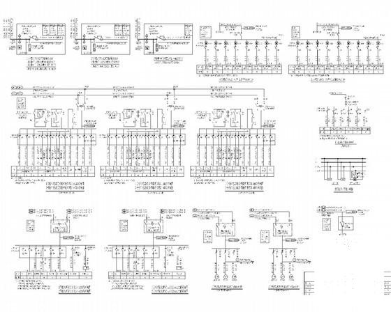 20层大厦强弱电电气CAD施工图纸（一级，三级负荷）(火灾自动报警) - 1