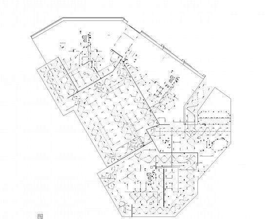 上16层钢筋混凝土结构医院建筑电气CAD施工图纸（一类高层）(空调自控原理图) - 5