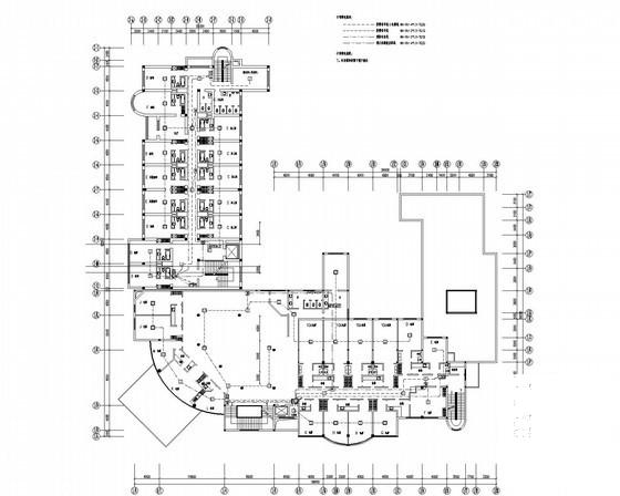 地上4层商业楼电气CAD施工图纸（一级，二级，三级负荷）(火灾自动报警) - 2