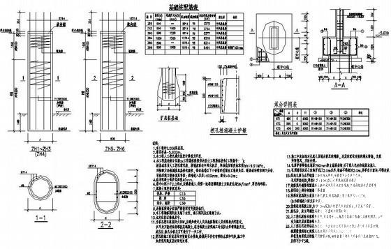 桩基础剪力墙结构住宅楼结构设计CAD施工图纸(平面布置图) - 2