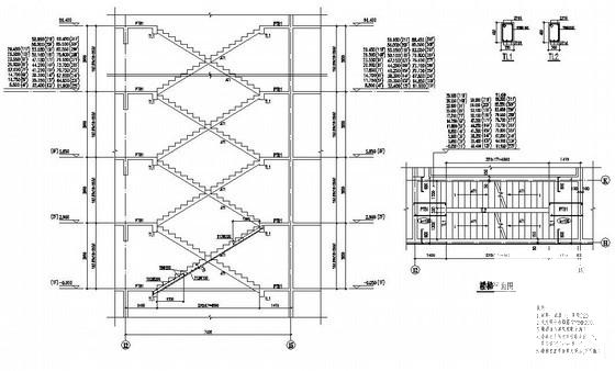 桩基础剪力墙结构住宅楼结构设计CAD施工图纸(平面布置图) - 4