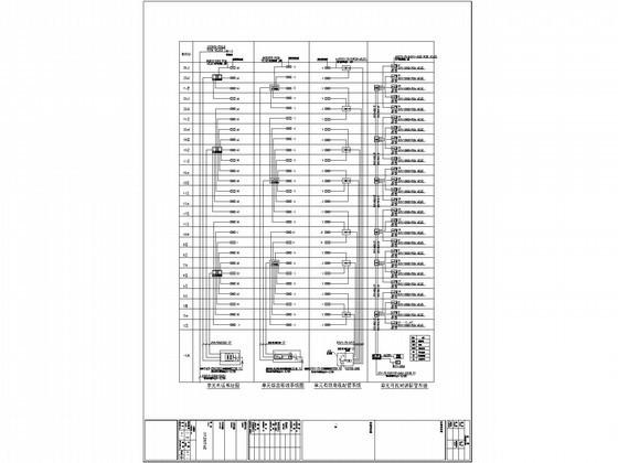 地上26层住宅楼电气CAD施工图纸（三级负荷）(火灾自动报警) - 4