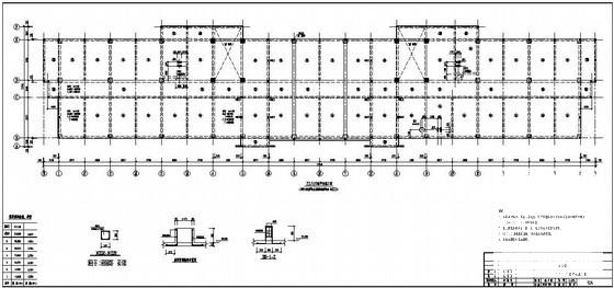 6层框架办公楼结构设计CAD施工图纸（独立基础） - 3