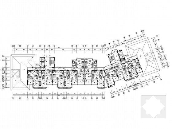 16层住宅楼小区电气CAD施工图纸（甲级设计院） - 4