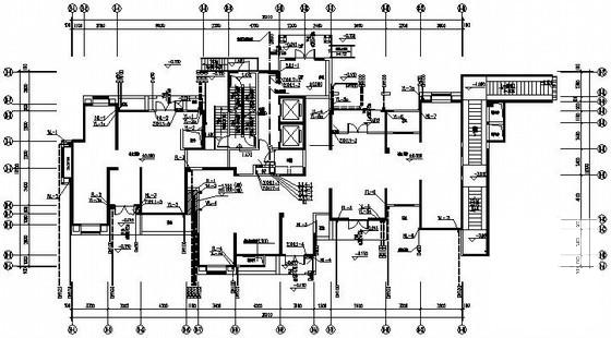 27层高档住宅楼给排水CAD施工图纸 - 1