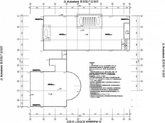 职业技术学校图书馆电气CAD施工图纸（二级负荷） - 4