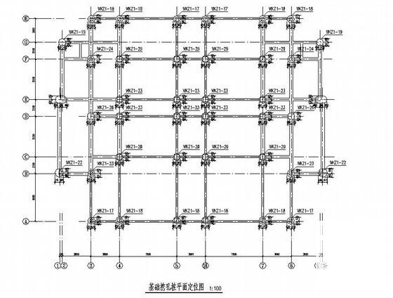 6层桩基础私人联合建房结构设计CAD施工图纸 - 3