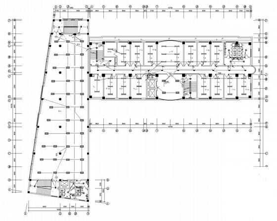 12层综合办公楼电气CAD施工图纸（二类高层，二级负荷，第二类防雷） - 3