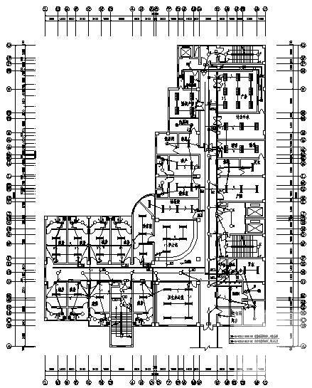 医院9层综合楼电气CAD施工图纸（一级负荷，第二类防雷） - 1