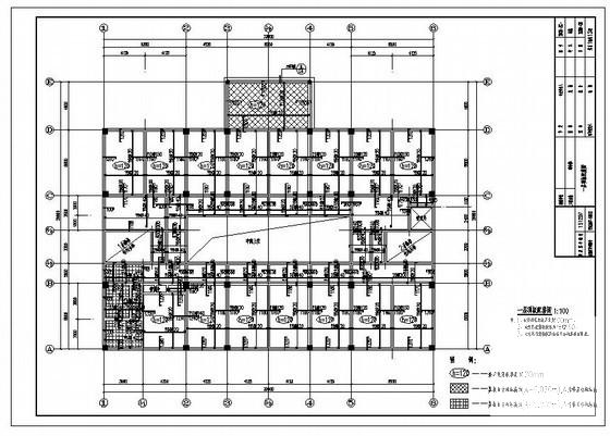 5层独立基础框架办公楼结构设计CAD施工图纸 - 4