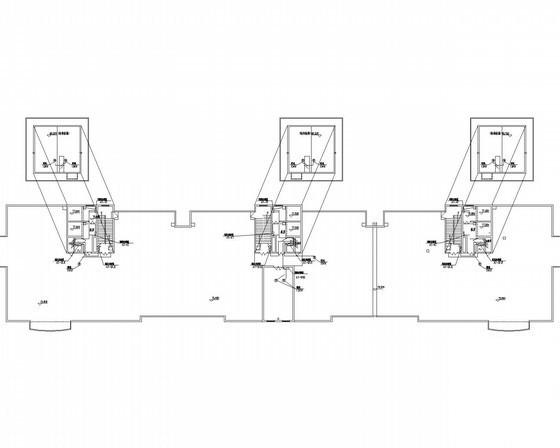 地上25层综合建筑电气CAD施工图纸（一类高层）(联动控制系统) - 3