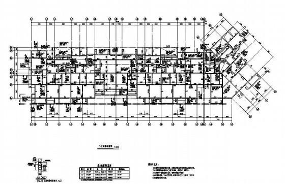 22层框剪结构住宅楼结构设计CAD施工图纸 - 4