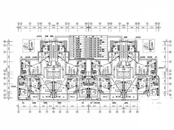 一类高层地上29层小区住宅楼电气CAD施工图纸（地下1层，三级负荷） - 2