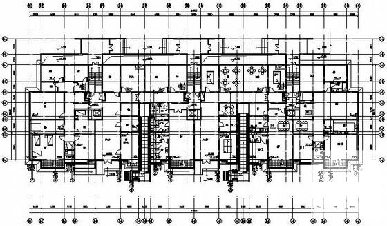 高层公寓小区给排水CAD施工图纸（4栋楼）(消火栓系统图) - 1