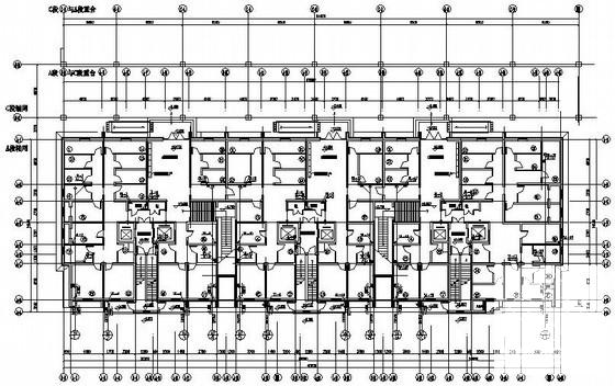 高层公寓小区给排水CAD施工图纸（4栋楼）(消火栓系统图) - 3